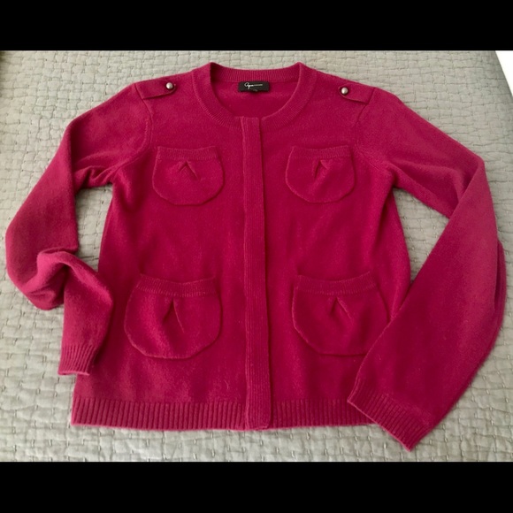 Aqua 100% Cashmere Sweater size L - Picture 2 of 6